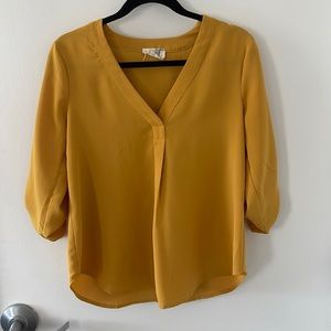 Mustard/yellow blouse great condition